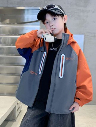 #秋装新款#男童外套#冲锋衣