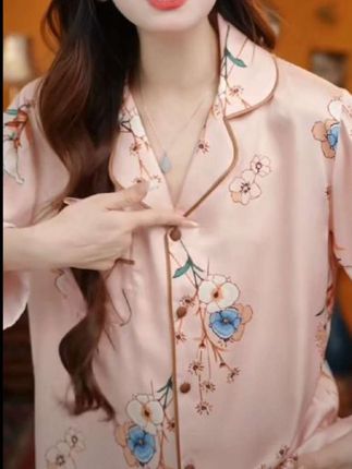达芬奇密码2025年富贵满堂睡衣女士长袖高级感柔软家居服套装#高级感睡衣家居服 #新款分享 #热卖款推荐 @DOU+上热门 @抖音小助手