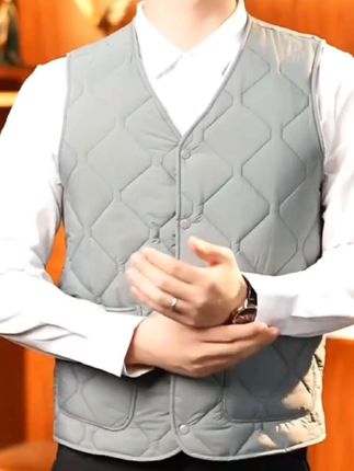 加绒保暖马甲#商务休闲 #时尚穿搭 #爆款热卖中