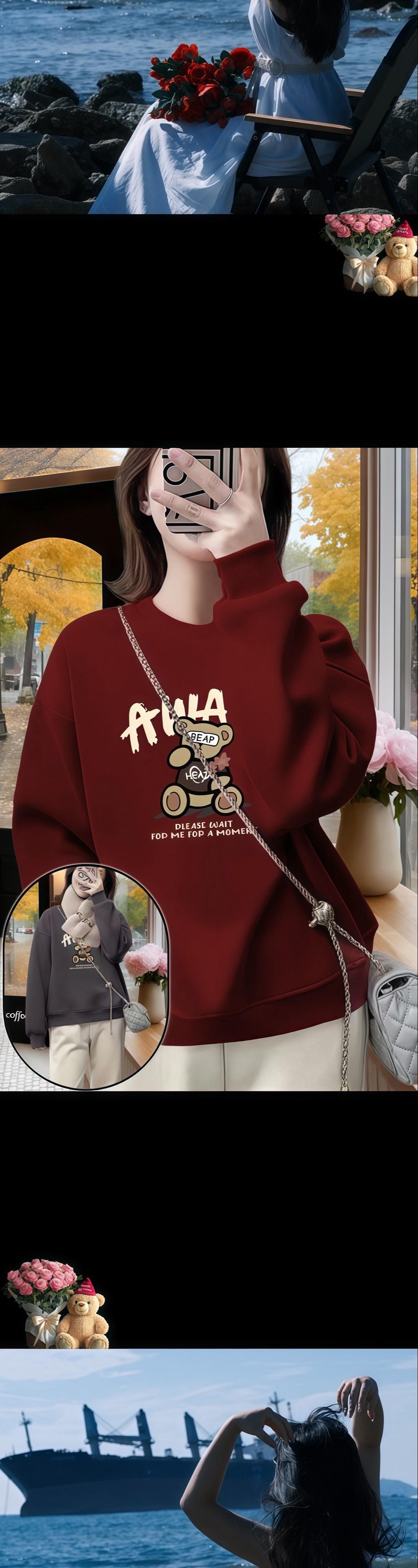 姐妹们,韩版圆领卫衣专为小个子女生设计,采用宽松版型剪裁,巧妙修饰身形,显瘦效果出众。圆领设计简约大方,搭配任何下装都毫不费力,轻松打造时尚造型。精选优质面料,柔软亲肤,透气性好,秋冬季穿着舒适保暖。袖口和下摆采用罗纹收口工艺,细节考究,提升整体质感。共有多种清新配色可选,满足不同穿搭需求。无论是搭配牛仔裤、半身裙还是运动裤,都能展现青春活力。衣长经过精心设计,完美适配小个子身材比例,避免压个子的困扰。这款卫衣既适合日常休闲穿着,也能胜任约会、逛街等场合,是衣柜里不可或缺的百搭单品。喜欢的集美看过来!#休闲百搭 #日常搭配 #早秋新款 #宽松版型#洋气减龄