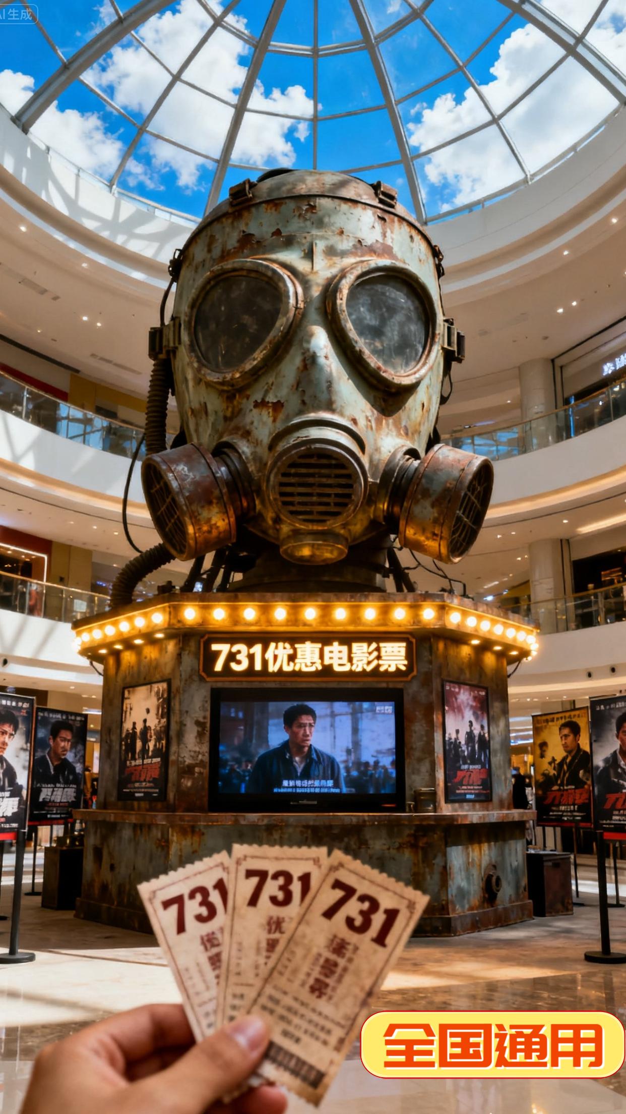 铭记历史!我们无法亲历那段黑暗,却能接过铭记责任,《731》电影票优惠券来了,全国通用,不管在哪都能走进影院,9.18号正式上线#731电影#祖国强大 #新片推荐 #铭记历史勿忘国耻