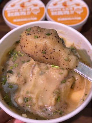 不用煮不用洗碗,热水一冲就能吃的土豆泥,好吃又没负担#土豆泥 #速食美食 #太好吃了 #懒人美食