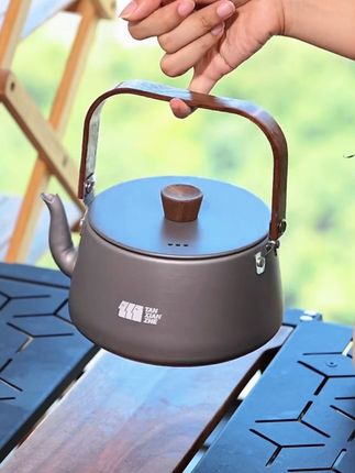 探险者户外烧水壶露营便携茶具茶壶泡茶专用野营煮茶壶铝合金#户外装备 #茶壶茶具 #携带方便 #户外烧水壶#煮茶壶@巨量千川
