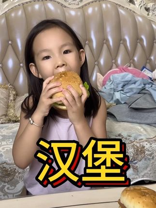 松松软软的汉堡 小朋友的最爱 在家做轻松简单 还健康#汉堡#汉堡胚#太香了