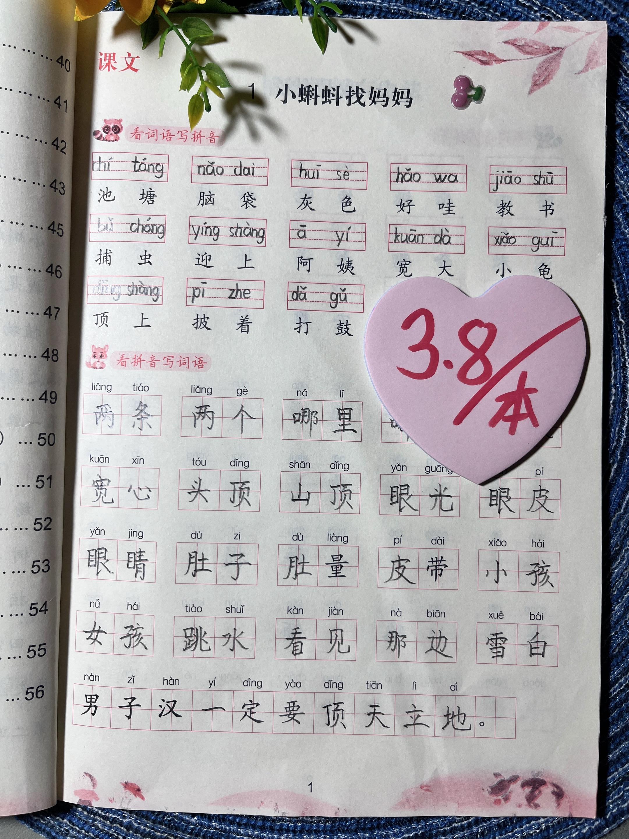 拼音写词语,一二年级上册语文,课本同步拼音生字和组词是基础,看拼音写词语是常考的知识,语文承上启下,打下坚实的基础。#看拼音写词语#一年级#二年级