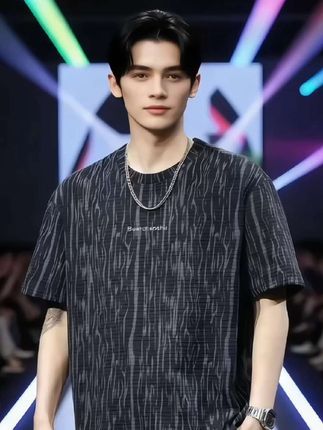 夏季新款男士宽松大码短袖t恤#男士穿搭#夏日穿搭#每日穿搭