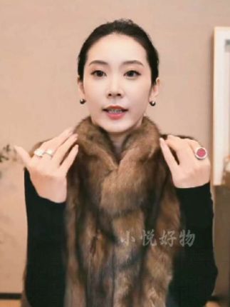 #品质女装 #紫貂皮草马甲 #高级感穿搭 #高贵优雅 #谁穿谁好看