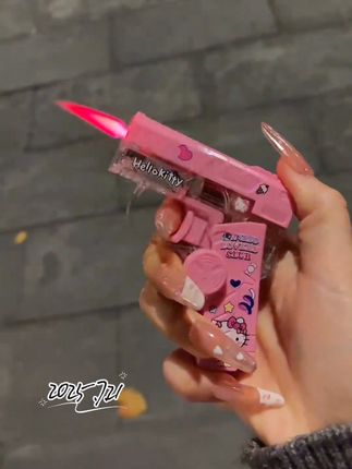 潮玩炫酷防风打火机个性指尖陀螺折叠箱充气创意礼男士直冲打火机#打火机 #烟民 #玩个很新的东西 #高级感 #仙女必备