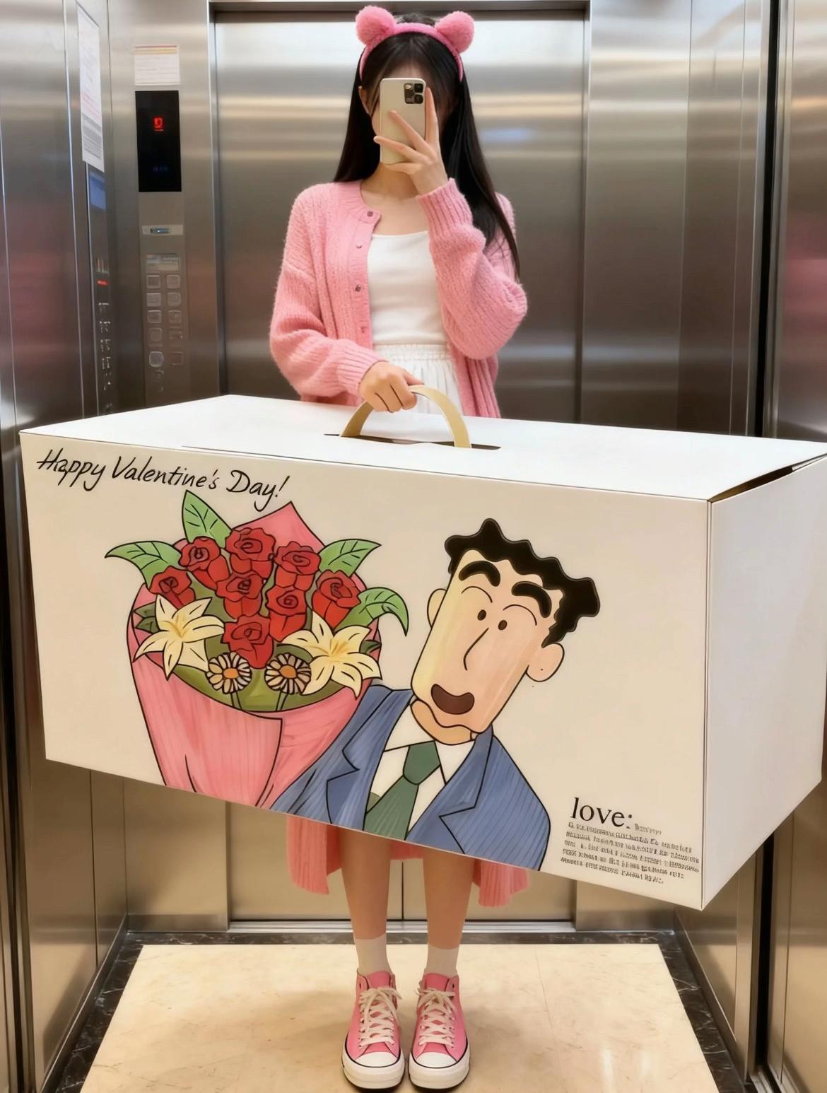 普通的日子里的感动是收到我的“广志”偷偷寄来的花#广志和美伢的爱情 #惊喜 #蜡笔小新 #广志