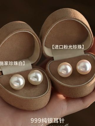 盘头发必要去拍的耳环 ,我戴的是银施加8mm的#一起健步走一起海之言 #日常分享