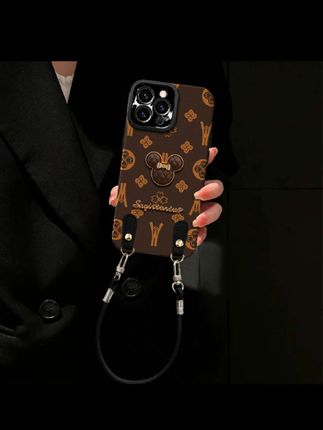 适用苹果/oppo/华为/vivo/小米轻奢皮质荔枝纹ins风创意手机壳女