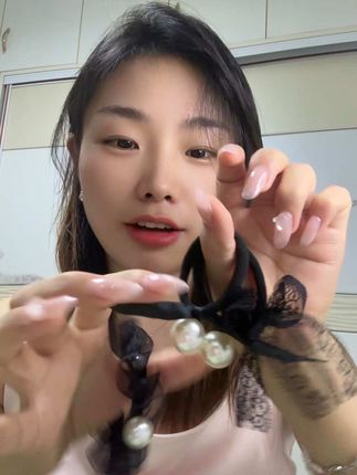 太好看啦!#发圈头绳 #韩系