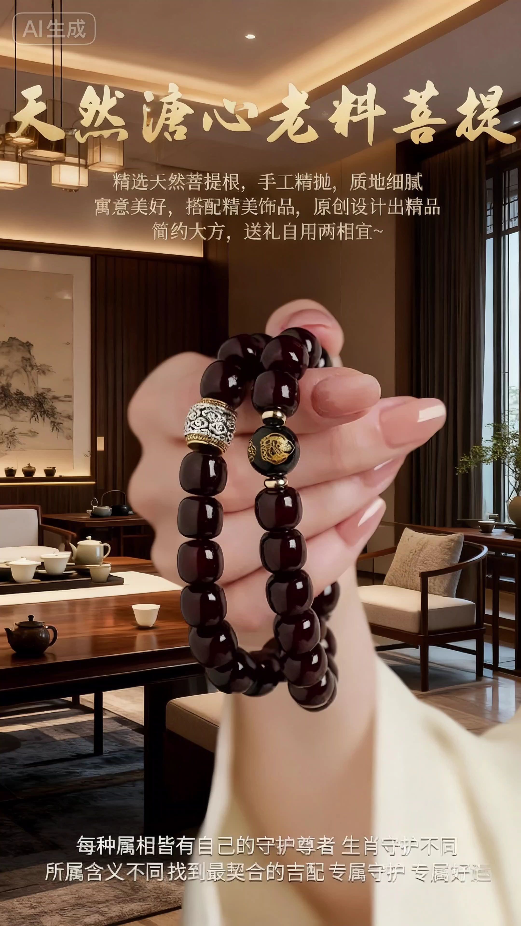 菩萨双圈手串。菩萨双圈手串#文玩爱好者 #上热搜 #强烈推荐 #文玩手串 #抖音推广 @抖加🔥上热门🔥dou+🔥热点宝