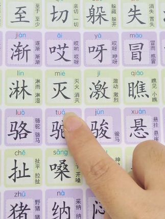 小学1-6年级学识字宝典3600字,儿童早教启蒙识字点读发声书:白麓书院有声图书#认字识字 #儿童识字 #每天学习一点点