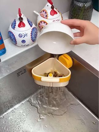 这个水槽吸盘沥水篮真的太实用了,轻松解决剩饭残渣,沥水快速不堵塞#水槽沥水篮 #吸盘水槽沥水架 #水槽沥水架 #居家好物 #实用好物