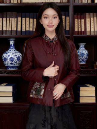 #普通人的秋冬硬核穿搭#细节满满的秋冬设计感穿搭#早秋各式各样的评价上衣分享#我的初冬穿搭look#桑蚕丝国风小棉袄