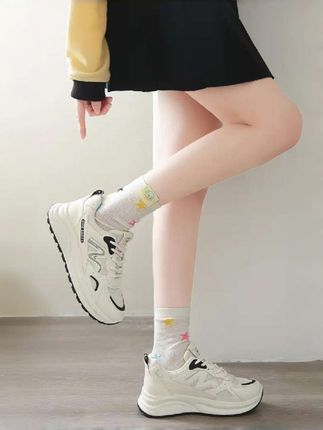 #休闲透气老爹鞋 #透气网鞋 #轻便运动女鞋 #运动鞋 #上脚舒适