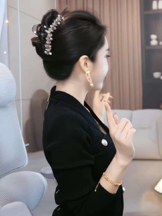 #抓夹 #水晶抓夹#头饰发夹