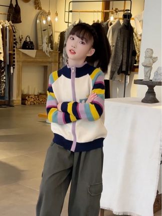 宝妈们,如果你有两套房子,一儿一女,您会给女儿一套吗?#女童穿搭 #女童套装 #女童毛衣
