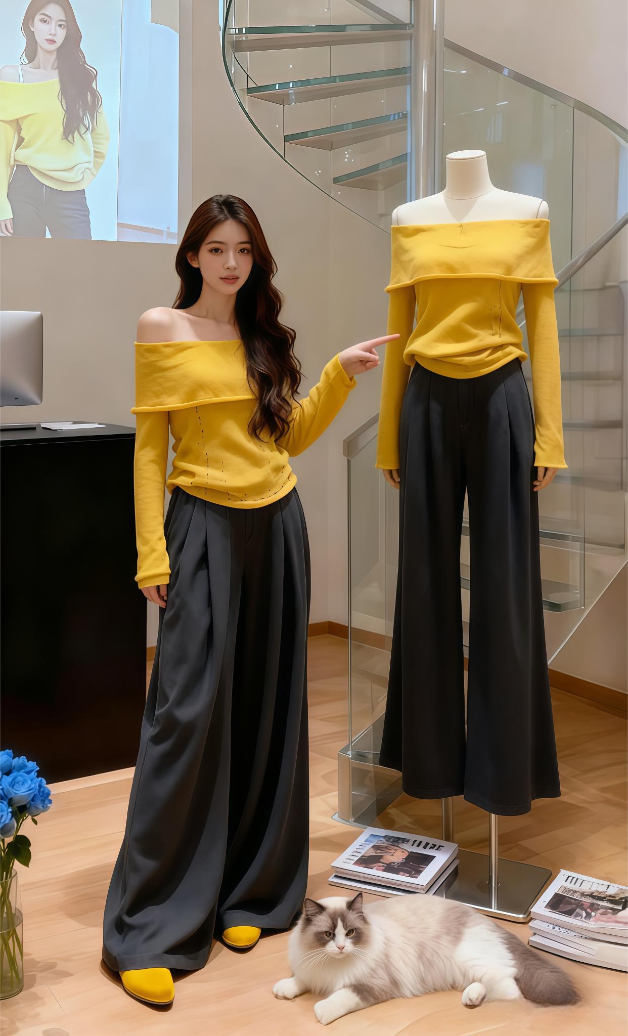 #慵懒感穿搭 #时尚穿搭分享 #慵懒风 #张予曦毕雯珺真拍了红裙抱#毕雯珺