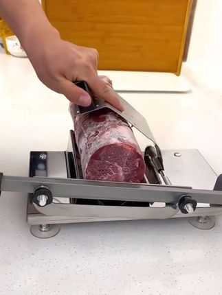 多功能手动牛羊肉卷切肉片机,#羊肉切片机 #省时省力 #每日分享