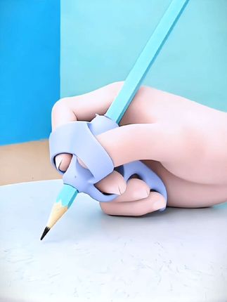 孩子写字手势不规范的家长,可以给孩子安排这个#握笔器 ,五指定位,还加了防勾腕设计,推荐! #正姿笔 #文具安利 #学生必备 #握笔姿势
