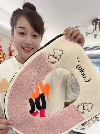#马桶垫 #质量杠杠的好 #柔软舒适 #毛绒马桶垫