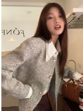 小香风外套女秋季2025新款爆款短款气质高级感名媛上衣#轻奢女装 #小香风 #日常搭配 #时尚外套女 #秋季外套女