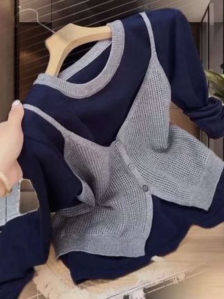 #洋气小衫 #穿出高级感 #针织衫 #面料柔软舒适 @抖音小助手