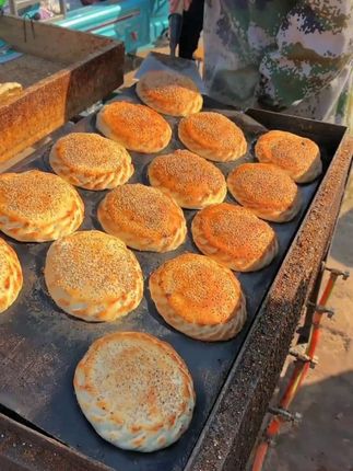 #烧饼#老家的味道#这个中秋节你回家了吗