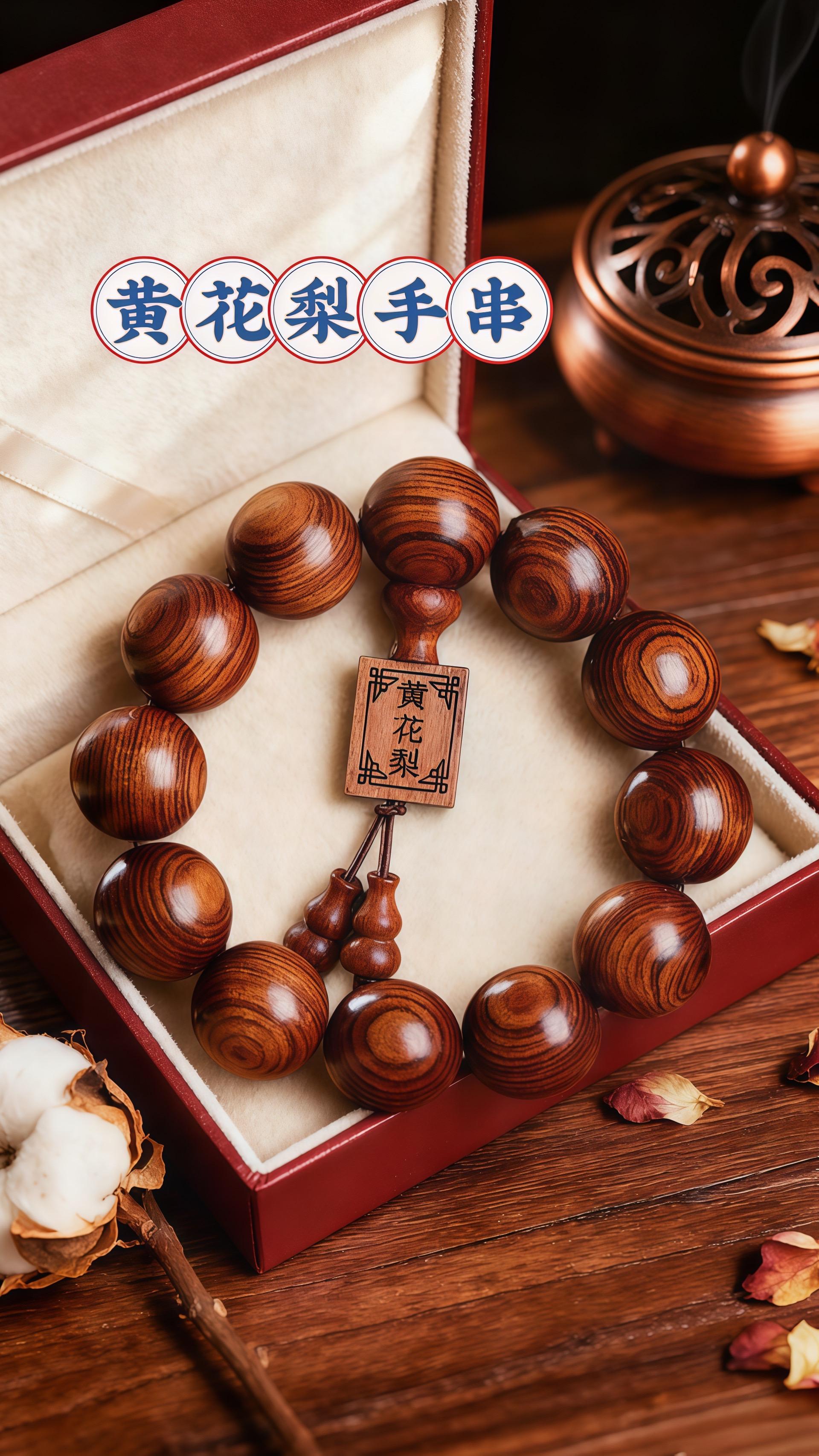 黄花梨手串。#文玩爱好者#手串#国学文化#盘玩#黄花梨手串