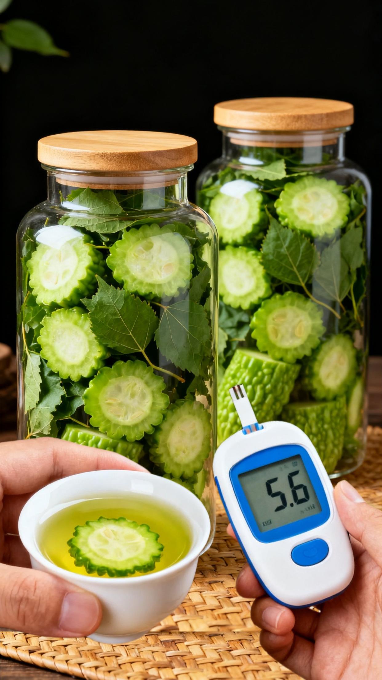 正品桑叶双瓜茶,精选霜后桑叶、苦瓜干、冬瓜皮干精心配比,热水冲泡即可饮用,茶香四溢,饭后来一杯吃喝自由#桑叶双瓜茶#控糖饮食#控糖