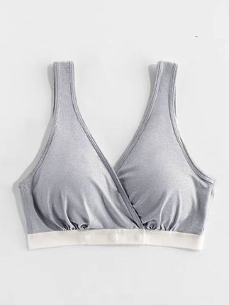 孕妇哺乳内衣#背心式文胸#薄款孕期内衣大码无钢圈喂奶产后内衣