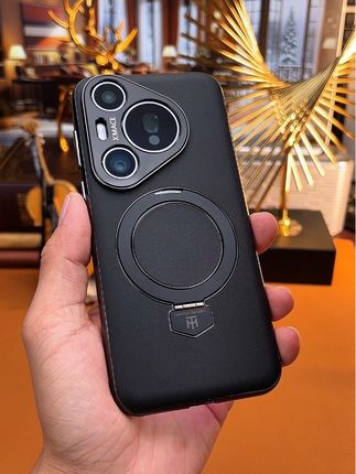 适用于#华为pura8pro 磁吸支架手机壳,镜头全包精孔保护,高端皮纹,边框高级防摔#pura80 #pura70pro #手机壳 #手机壳推荐