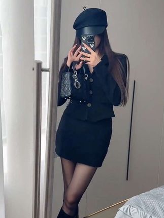 #今日穿搭 #性感辣妹 #好身材好气质 #黑色系穿搭 #显高又显瘦