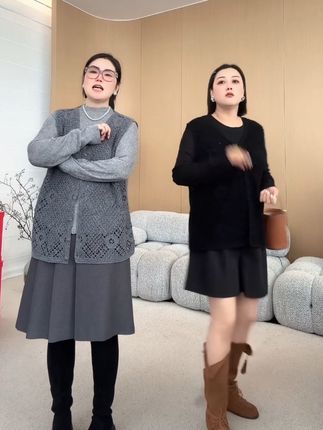 网纱内搭,很显瘦哦#大码女装 #显瘦穿搭 #早秋新款