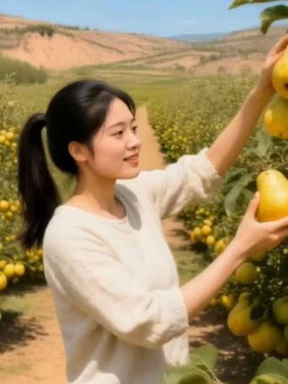 山面玉露香梨丰收了 #新鲜采摘 #应季水果 #快来一起尝个鲜 #抖音助农 #木子姐橱窗@DOU+上热门 @抖音小助手
