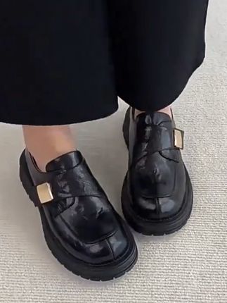 超软格雷系气质小皮鞋#复古女鞋 #软底软面超好穿 #小皮鞋 #女鞋推荐 #美鞋推荐