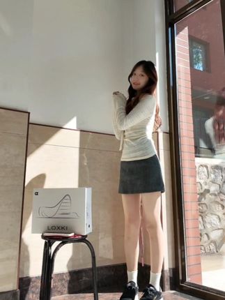 看你挺会走路的,下课要不要一起散步#LOXKI#LOXKI小圆鞋#洛克斯基#fyp