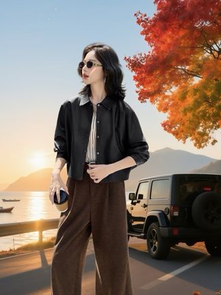 #自信后拉镜#高级感穿搭 #春秋穿搭 #女神穿搭 #气质范