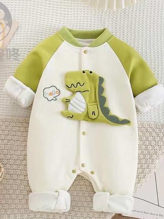 #宝宝秋季连体衣 #连体衣外出服 #婴儿连体衣 #婴幼儿服饰 #萌娃穿搭