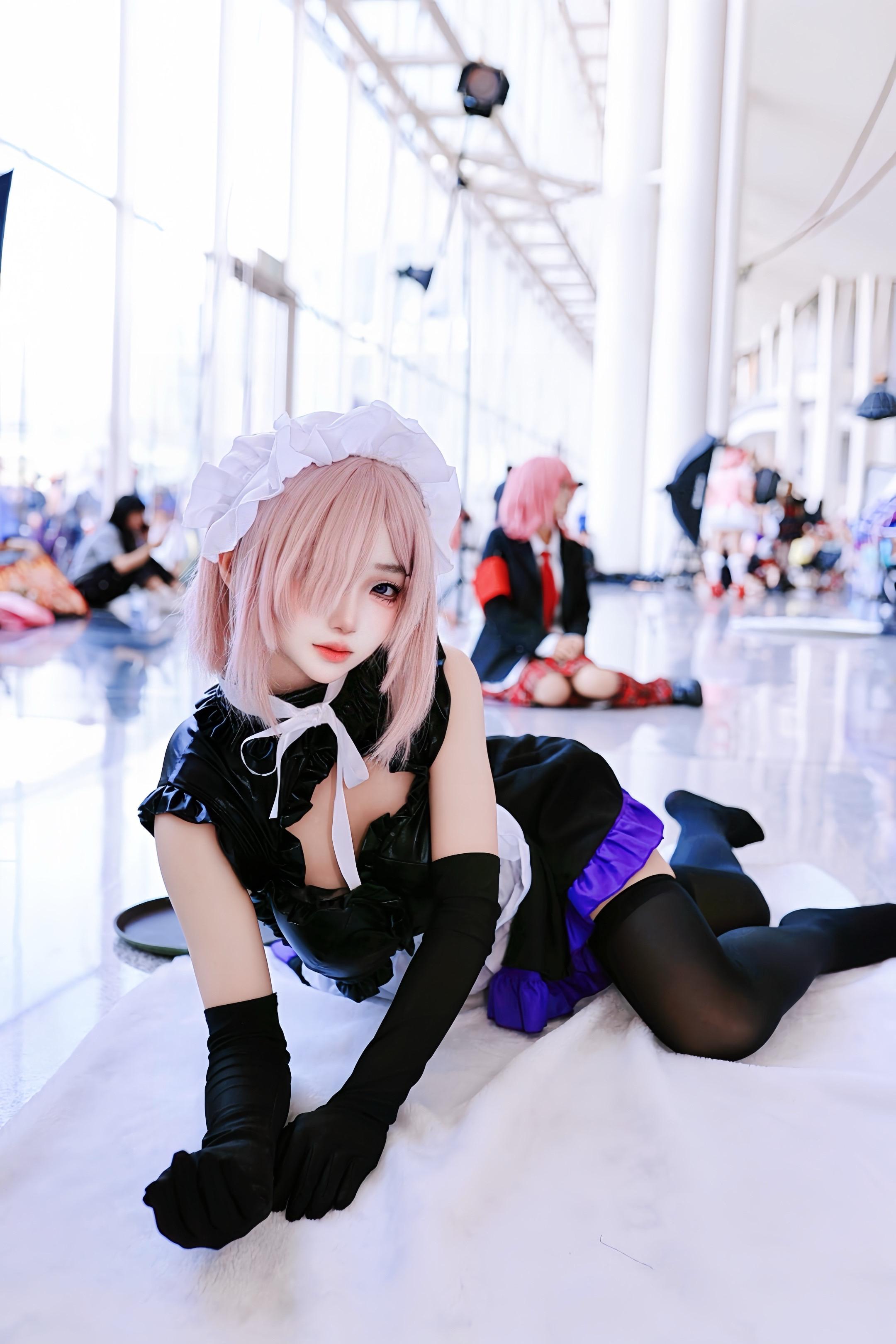 前辈怎么一直盯着我看啊。#fgo #玛修 #cos #糟糕是心动的感觉