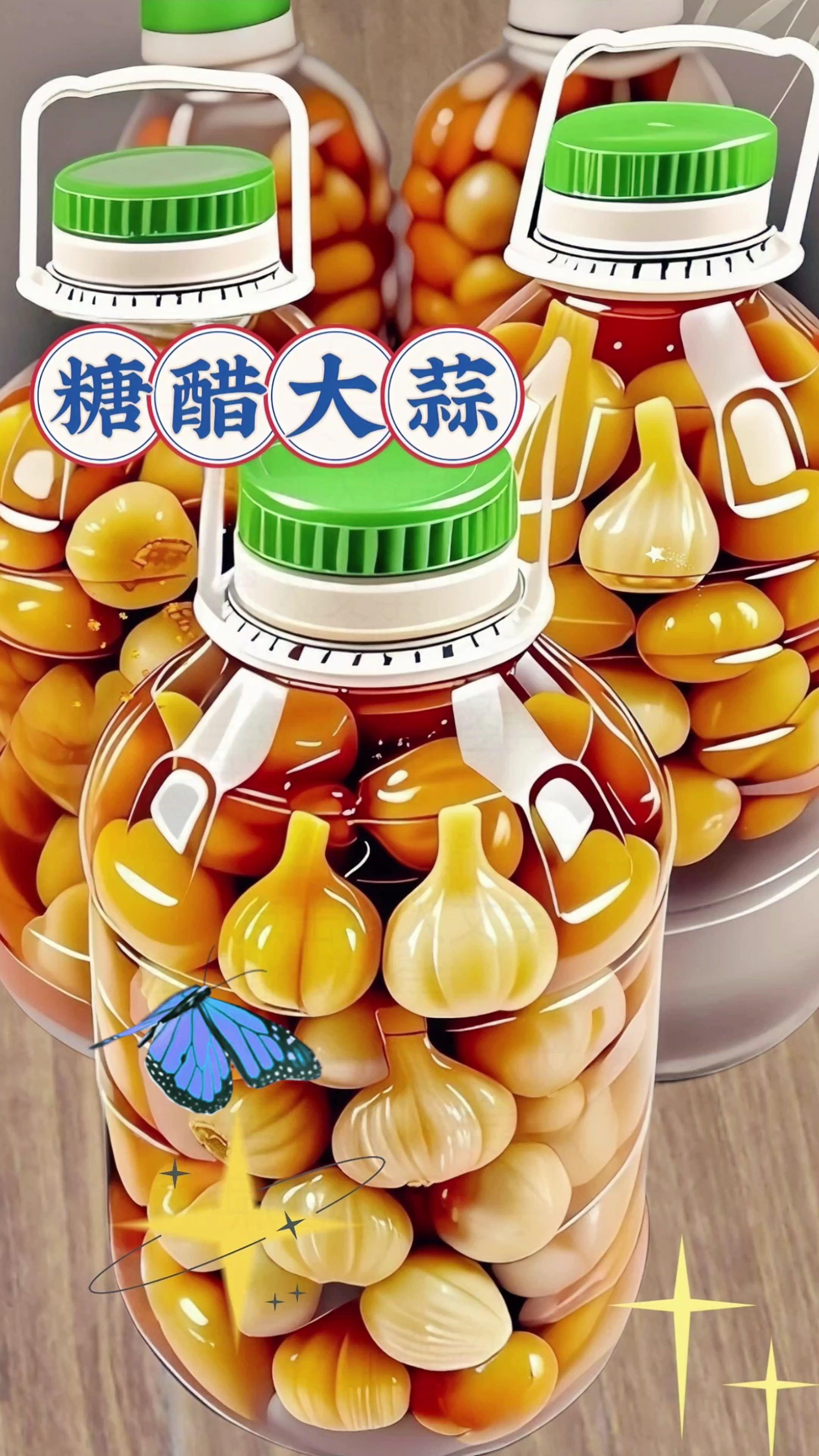 #快来一起尝个鲜 #糖醋蒜 #糖醋大蒜 #糖醋大蒜腌制方法 #糖醋大蒜头