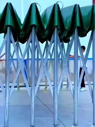 户外大排档雨棚活动伸缩式雨篷停车遮阳蓬移动推拉帐篷夜市推拉棚#移动推拉帐篷#大排挡雨棚#遮阳棚#夜市推拉篷 #夜市摆摊