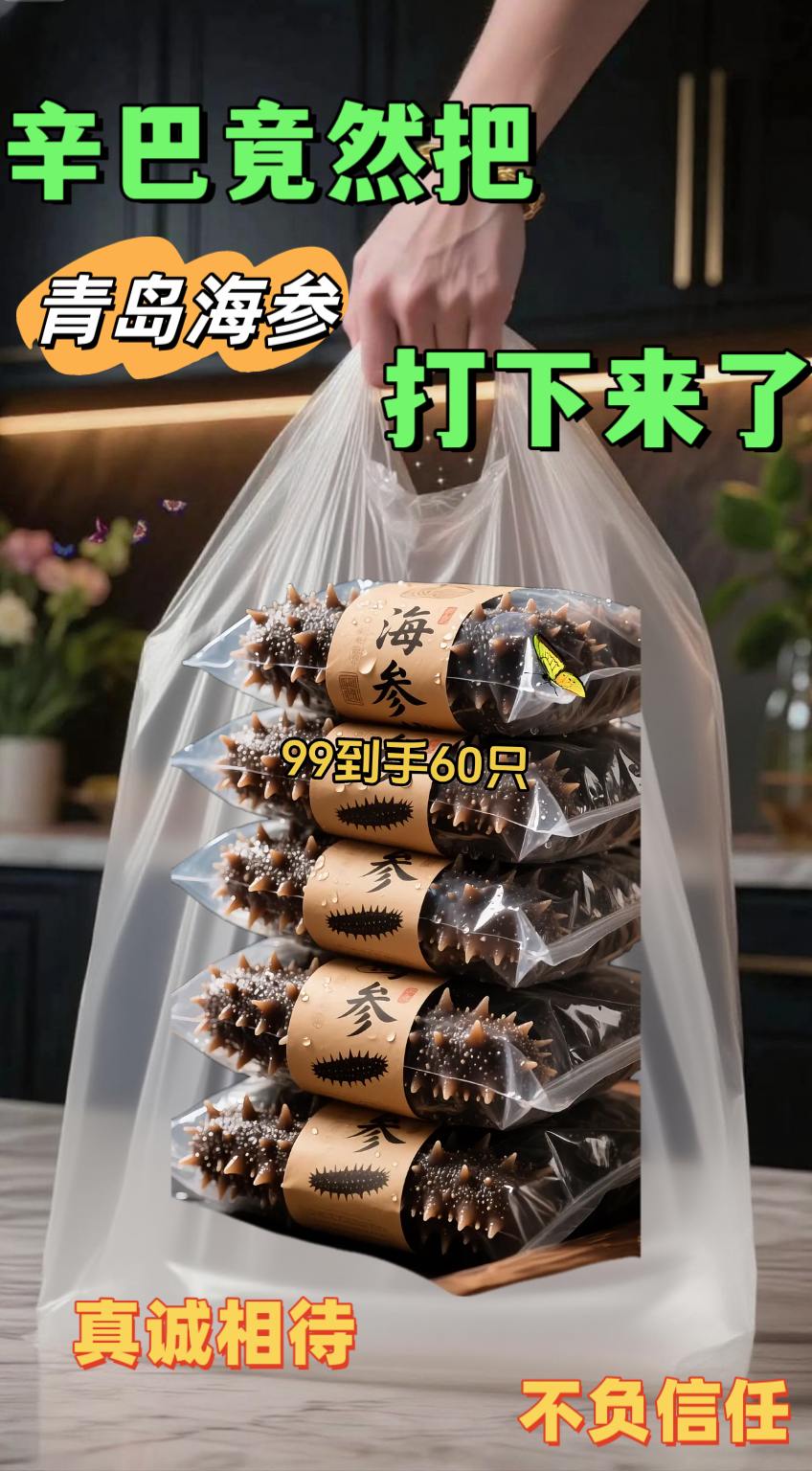 #青岛海参 #海参小米粥 #海参批发 #海鲜原产地