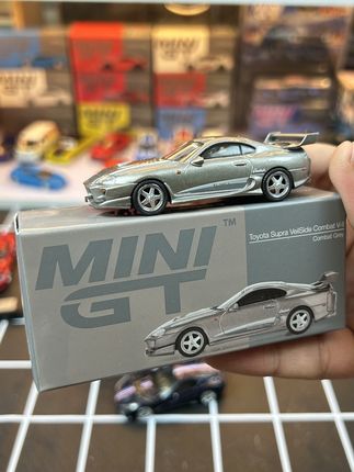 Toyota Supra VeilSide MINIGT车模 1:64 合金 Toyota Supra VeilSide Combat V-II Combat Grey MGT00978-CH,#小比例车模 #汽车模型 #合金车模 #丰田速霸 #minigt