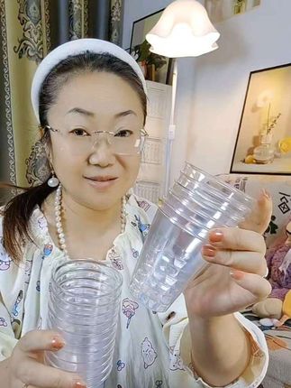 家里招待客人就用这种 #航空杯 高级感满满 #一次性航空杯 #一次性杯子 #加厚航空杯 #一次性航空杯子