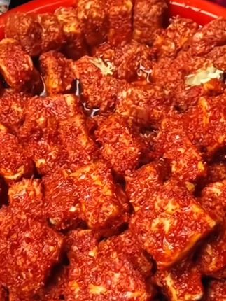 湖南香辣豆腐乳,好吃到停不下来#优质农产品 #豆腐乳 #特色地方美食 #舌尖上的味道