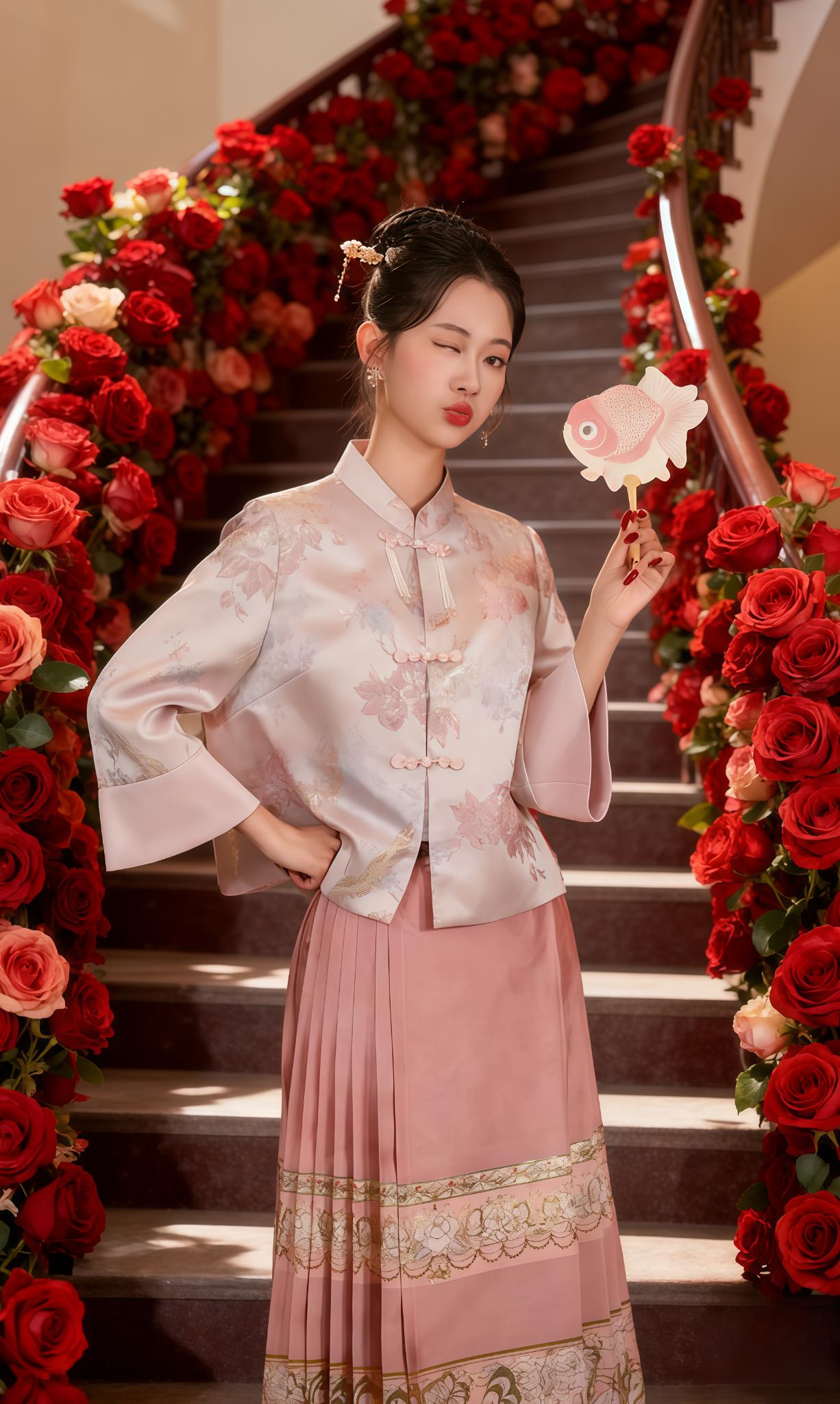 新中式马面裙敬酒服婚服礼服✨。#秋日户外就穿琥珀系 #早秋穿搭三分钟出门不是梦 #早秋冷冽又随性的气质穿搭 #高级感穿搭 #这也太好看了 @抖加🔥上热门🔥dou+🔥热点宝