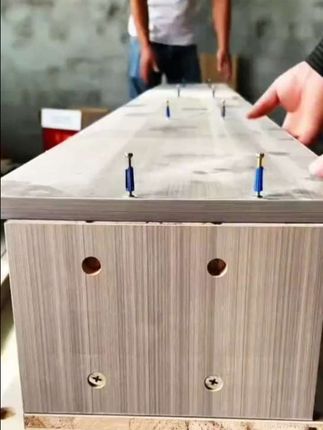 三合一套筒快速安装神器家具连接件螺杆带磁螺丝套筒批头木工工具